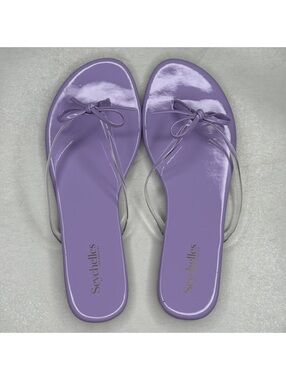 Seychelles Womens 9 Patent Thong Sandals